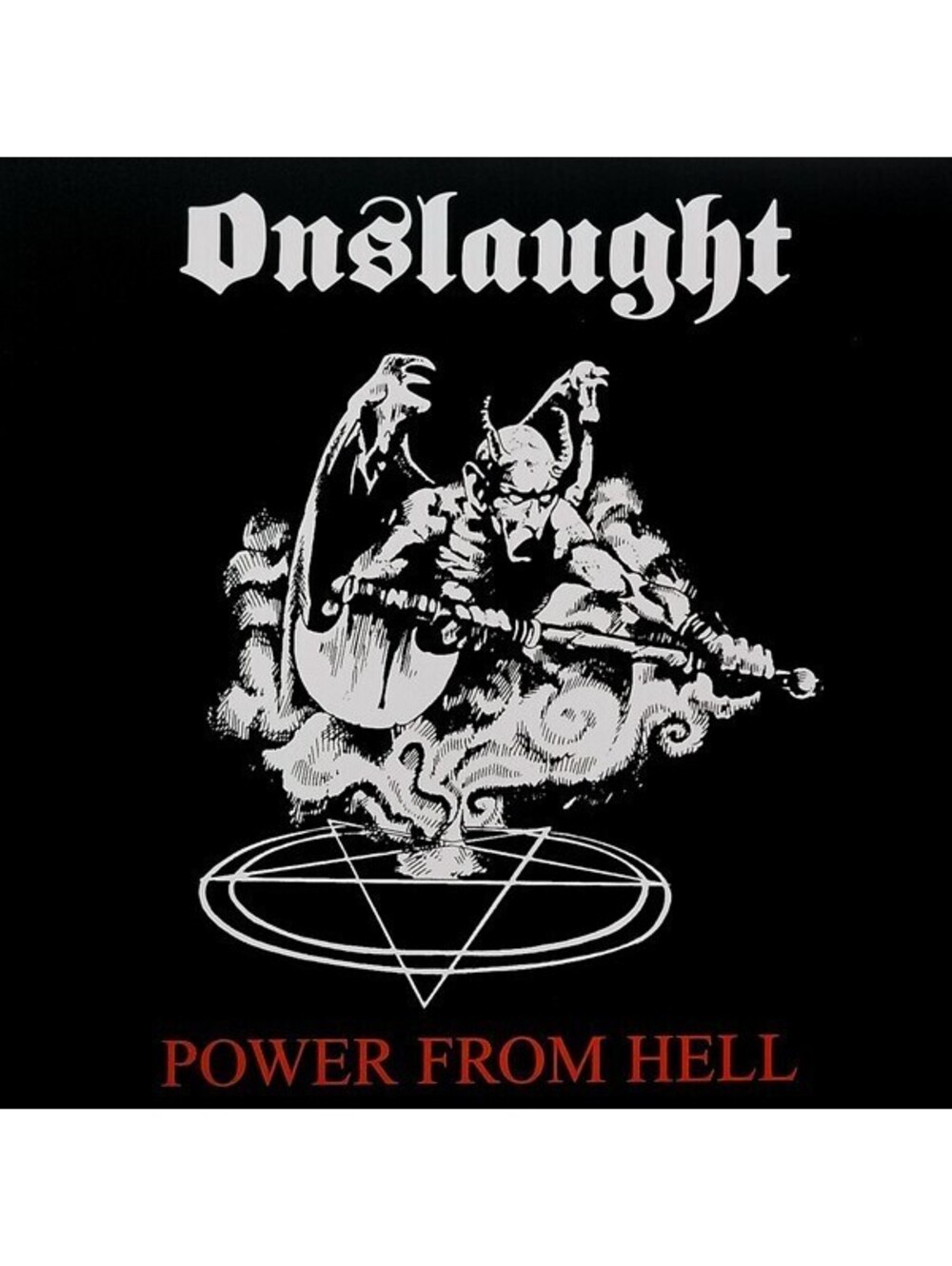 ONSLAUGHT - POWER FROM HELL LP VINYL RECORD (RED) thrash metal, black metal